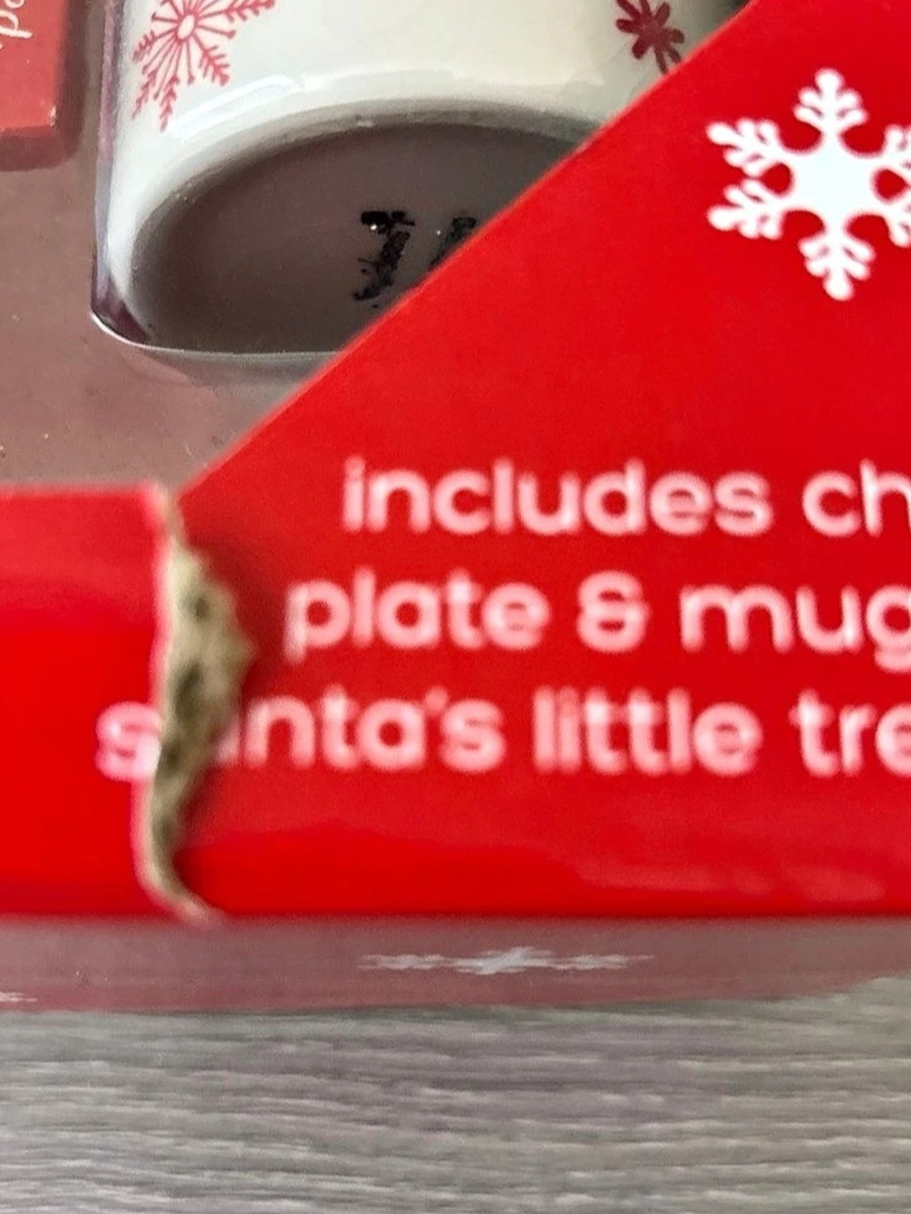 2016 Tiny ideas Santa's Cookie Set Holiday Plate & Mug Set - Picture 4 of 7